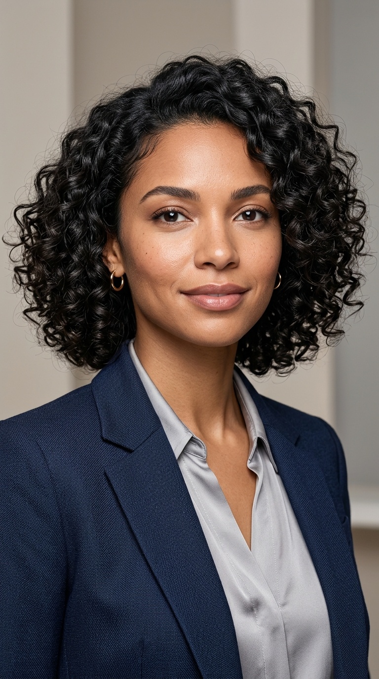 Volume-Controlled Curly Bob