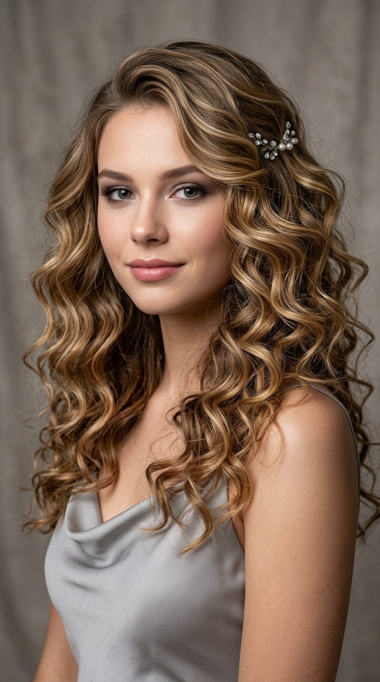 Voluminous Beachy Curls