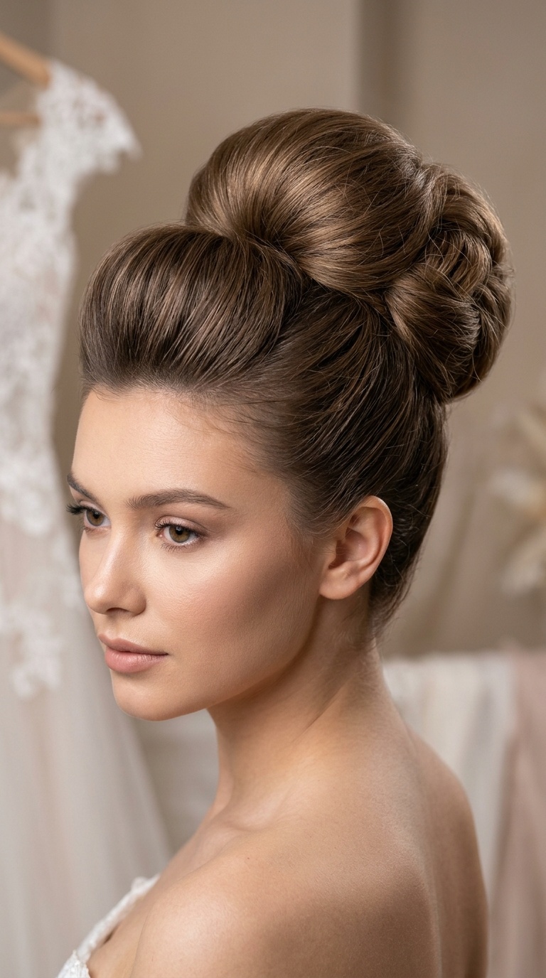 Voluminous Beehive Bun