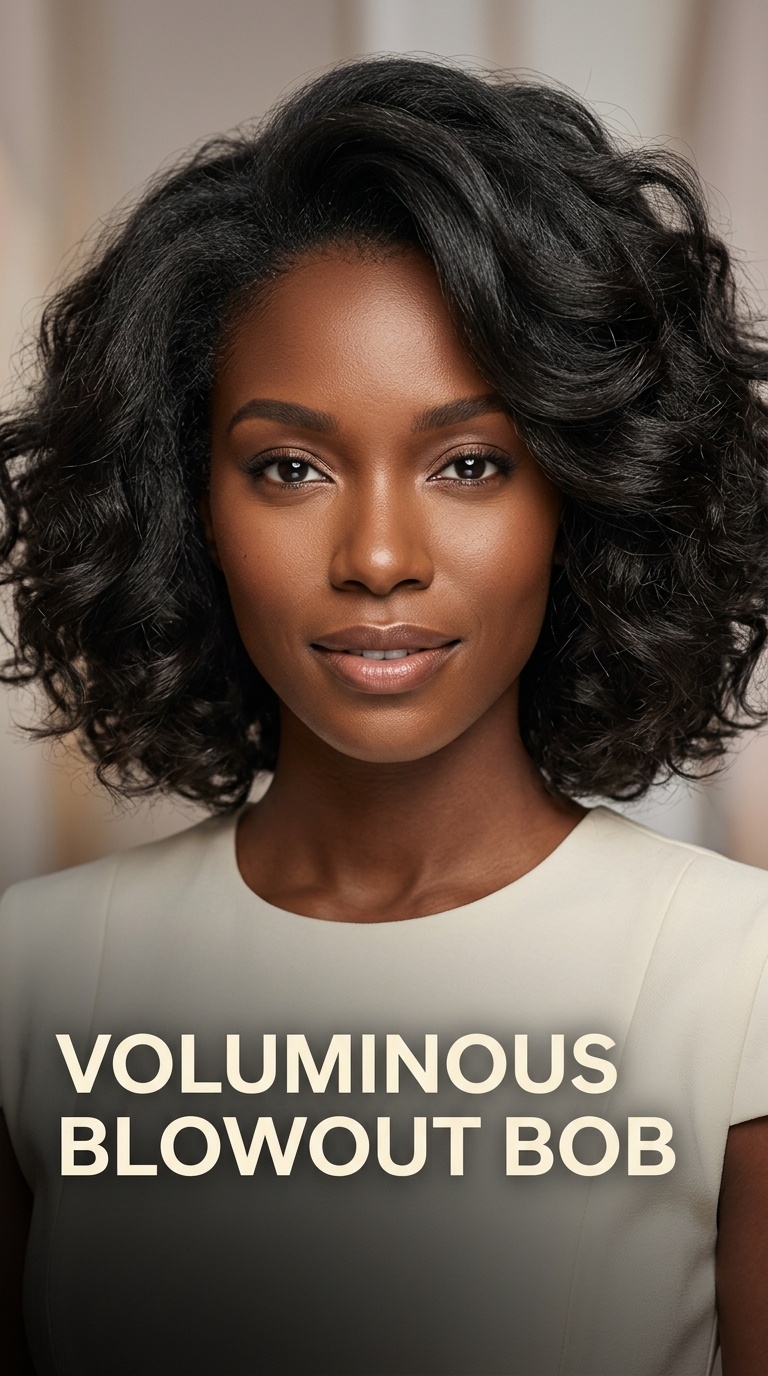 Voluminous Blowout Bob