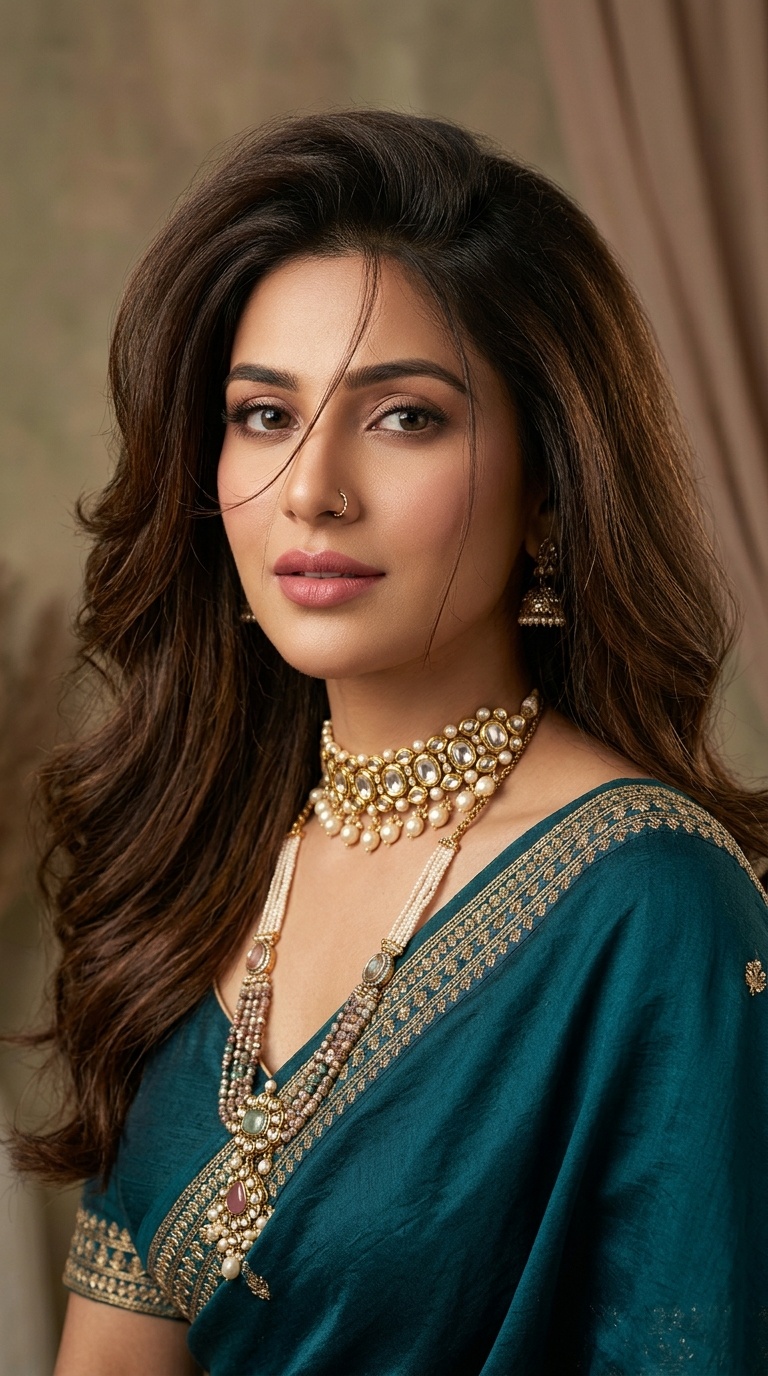 Voluminous Blowout with Layered Necklaces