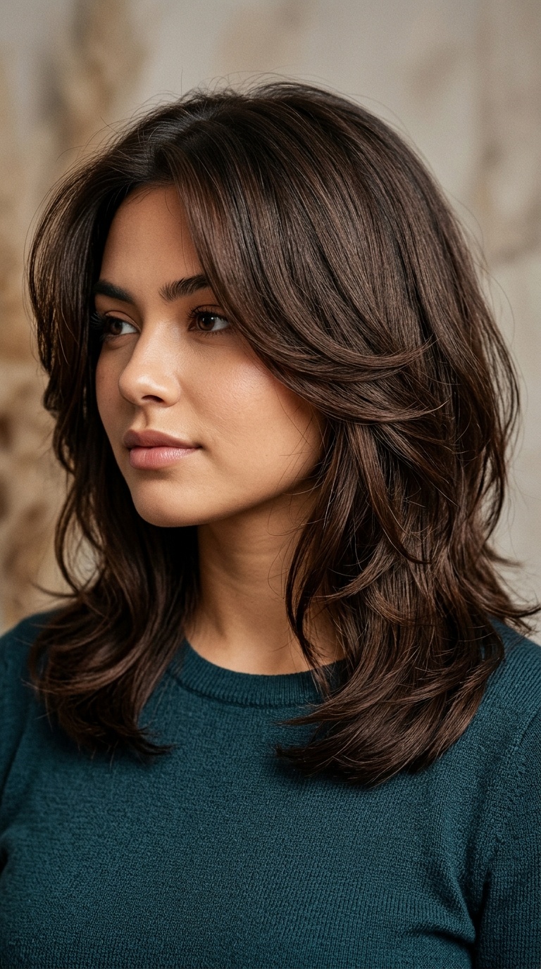 Voluminous Crown with Angled Face Frames