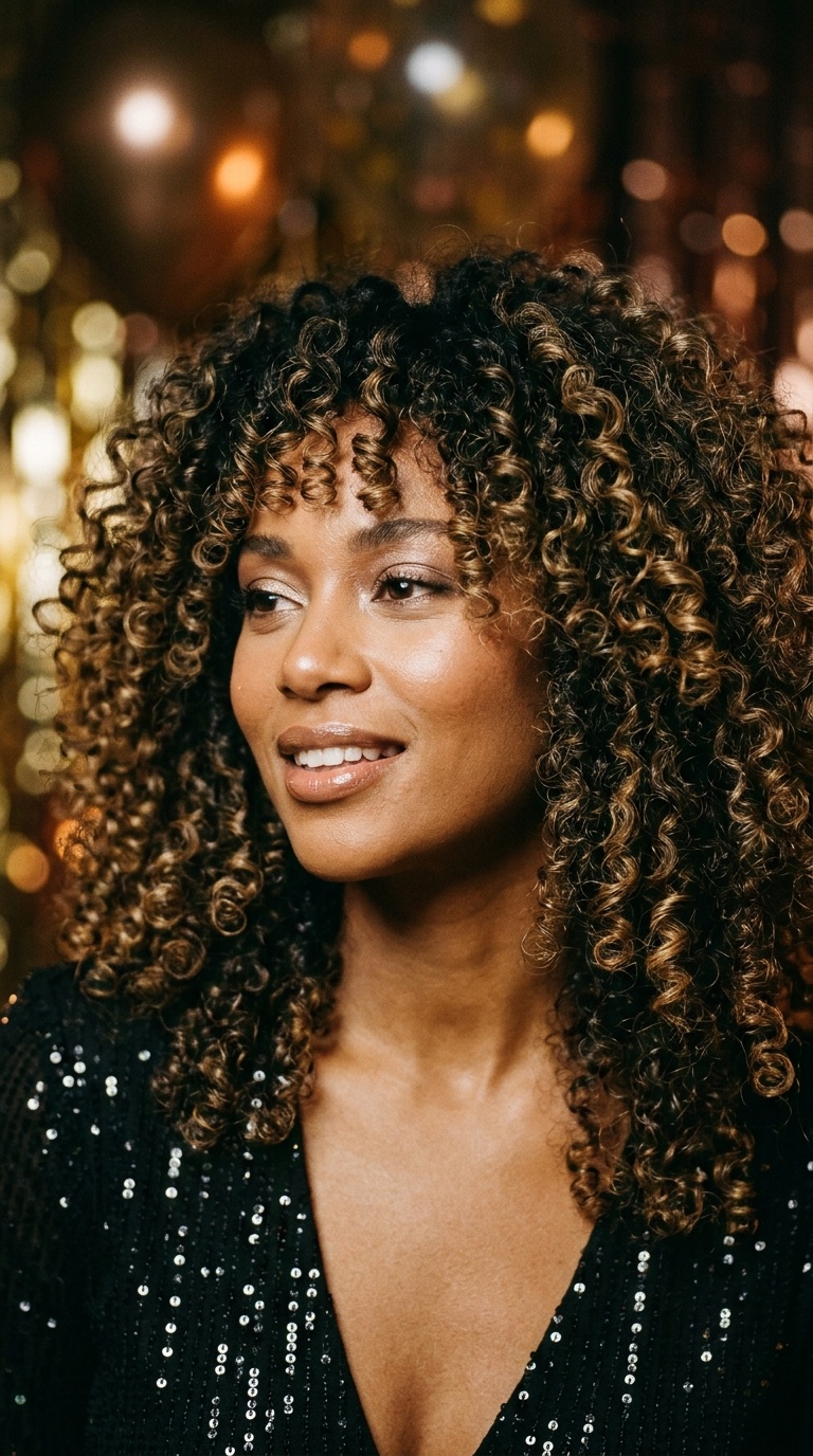 Voluminous Disco Curls