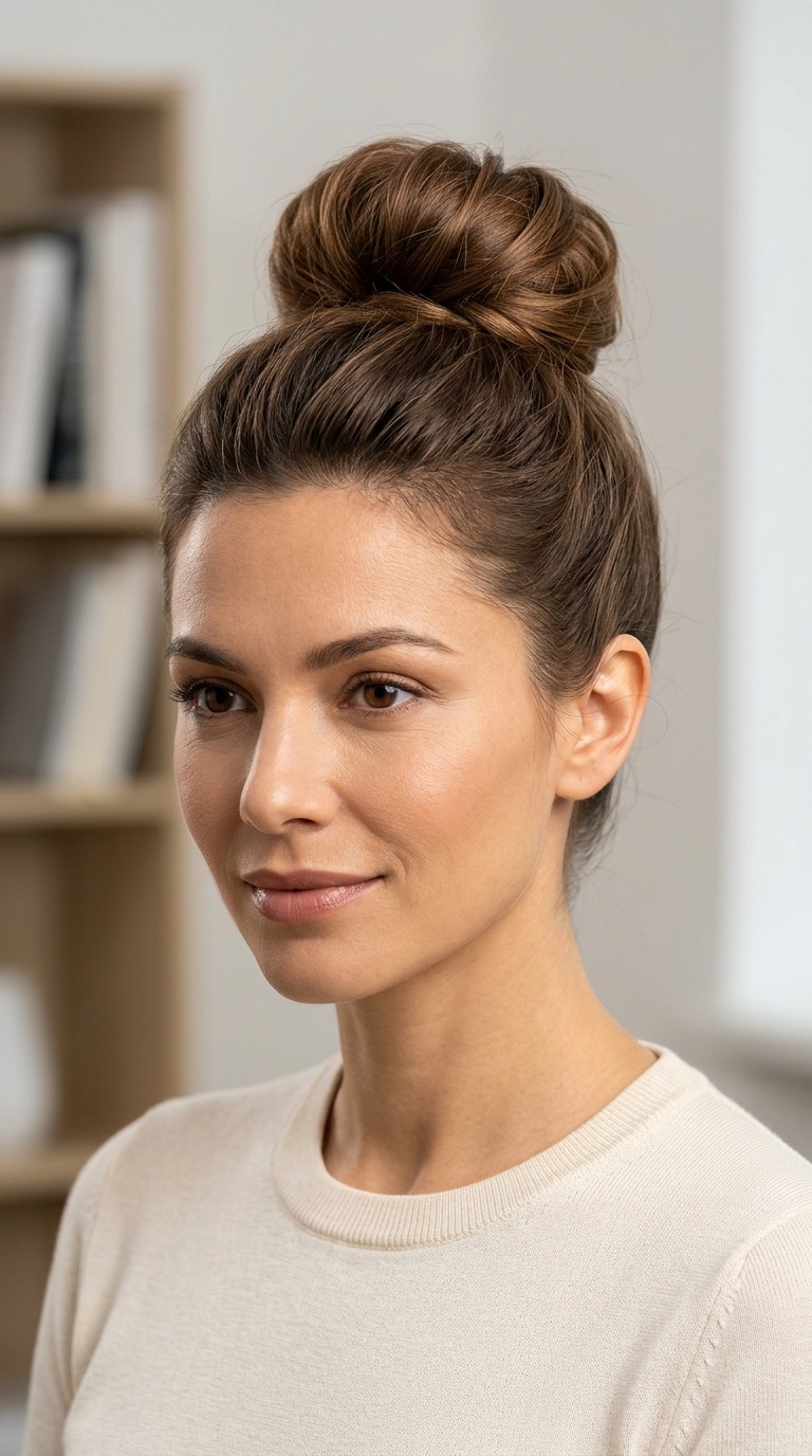 Voluminous Donut Bun