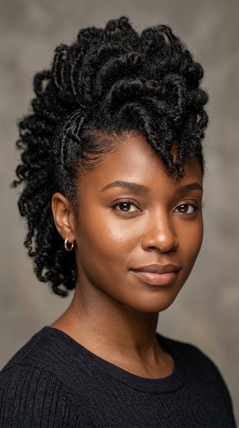 Voluminous Faux Hawk