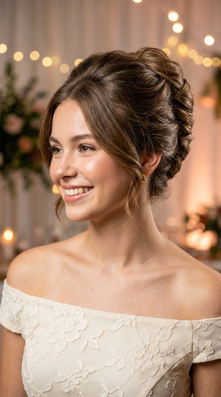 Voluminous French Twist