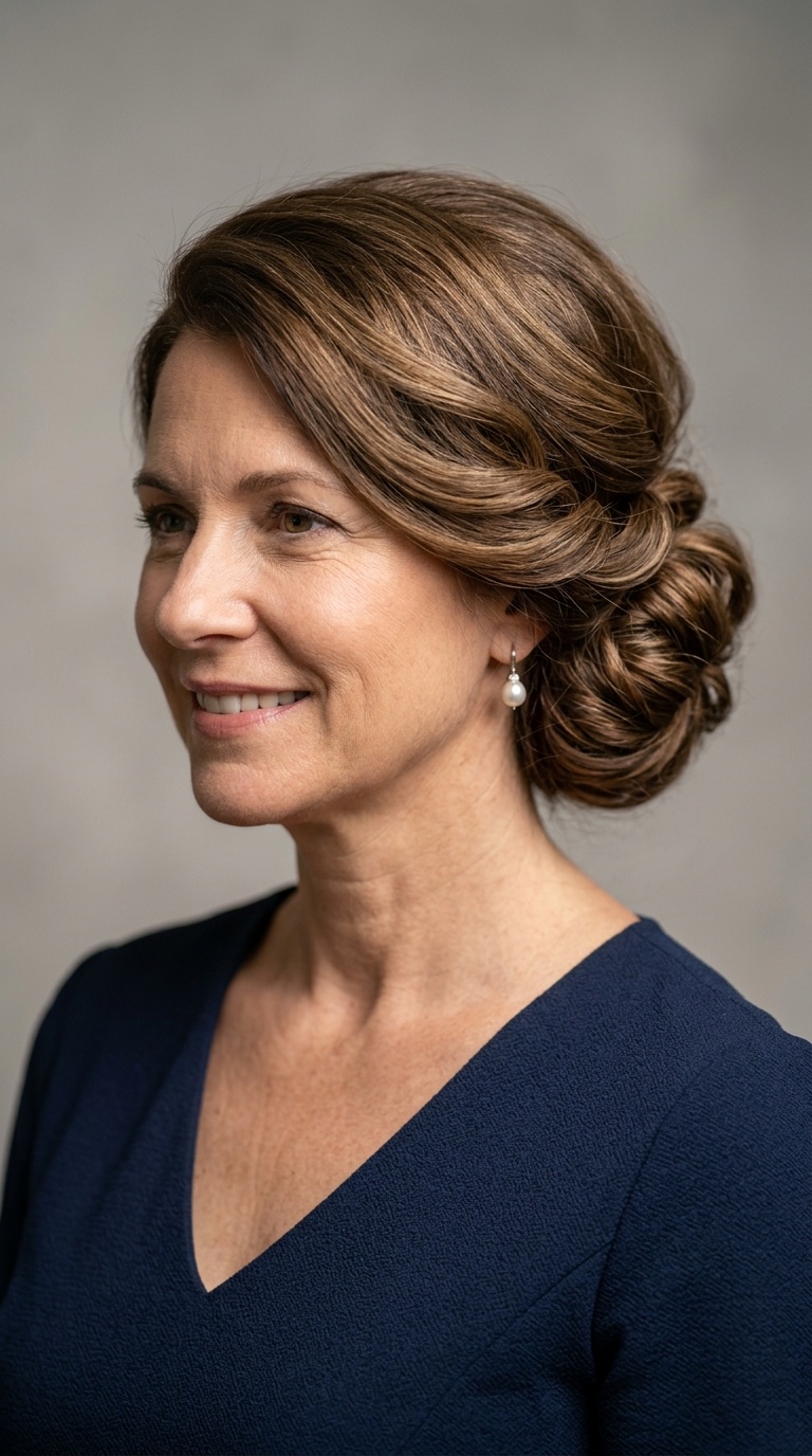 Voluminous Low Chignon