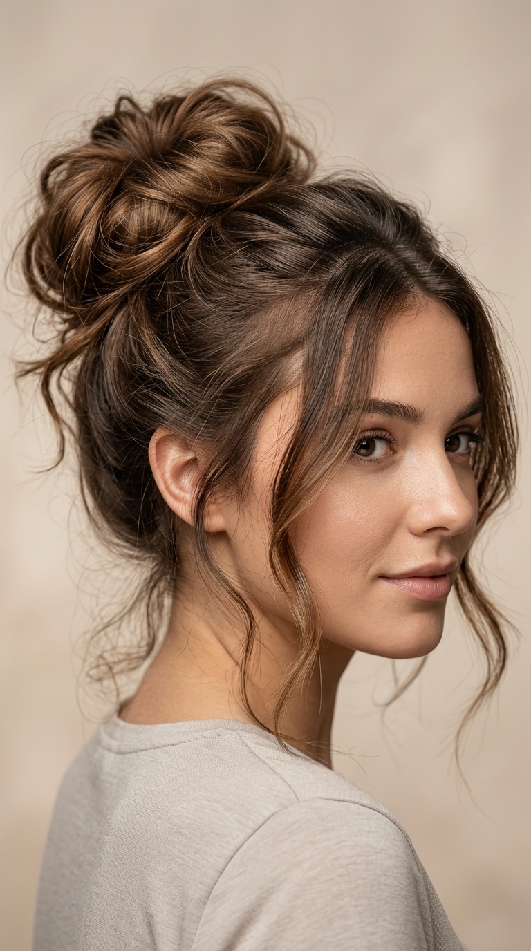 Voluminous Messy Bun