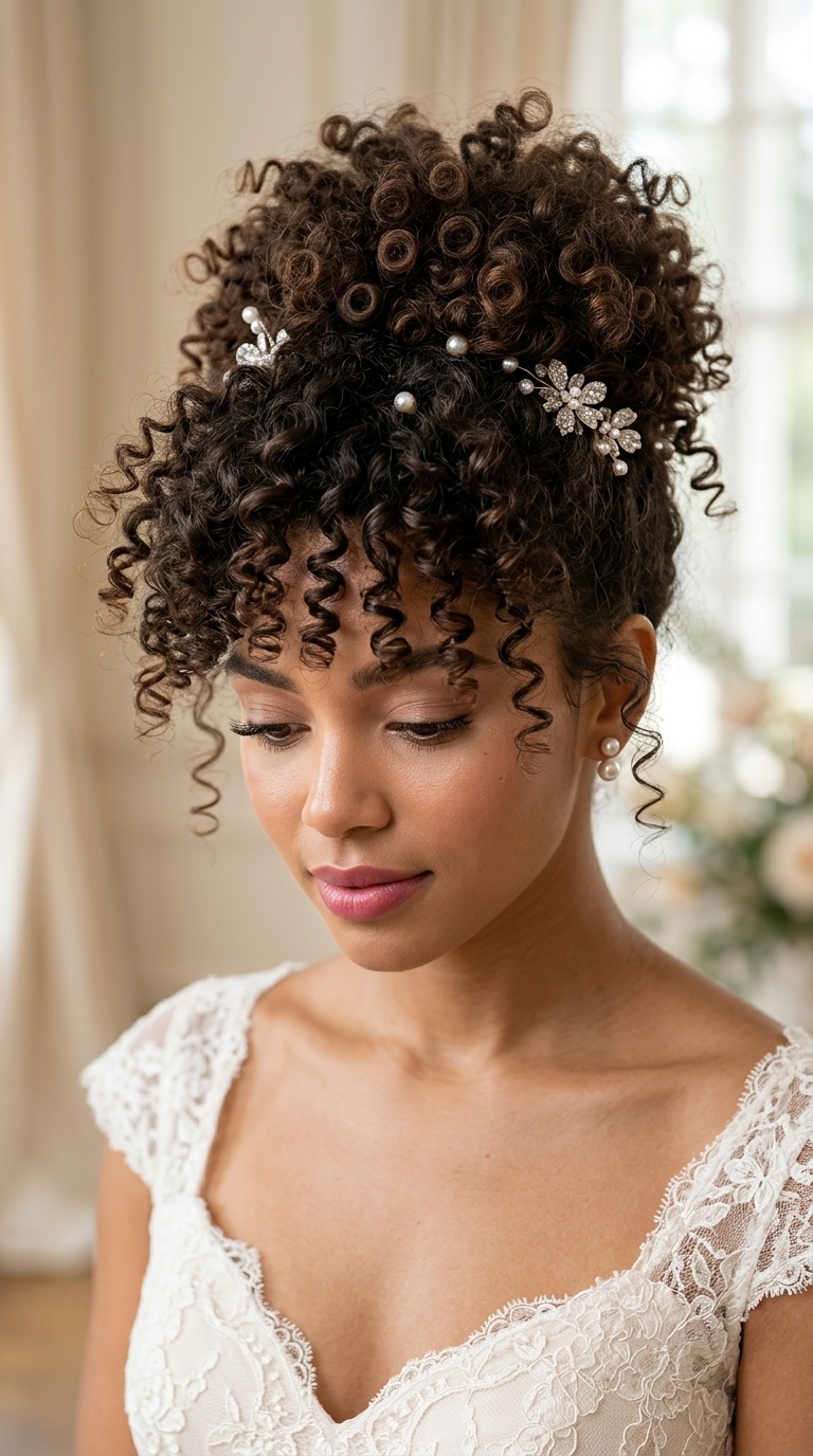 Voluminous Pineapple Updo