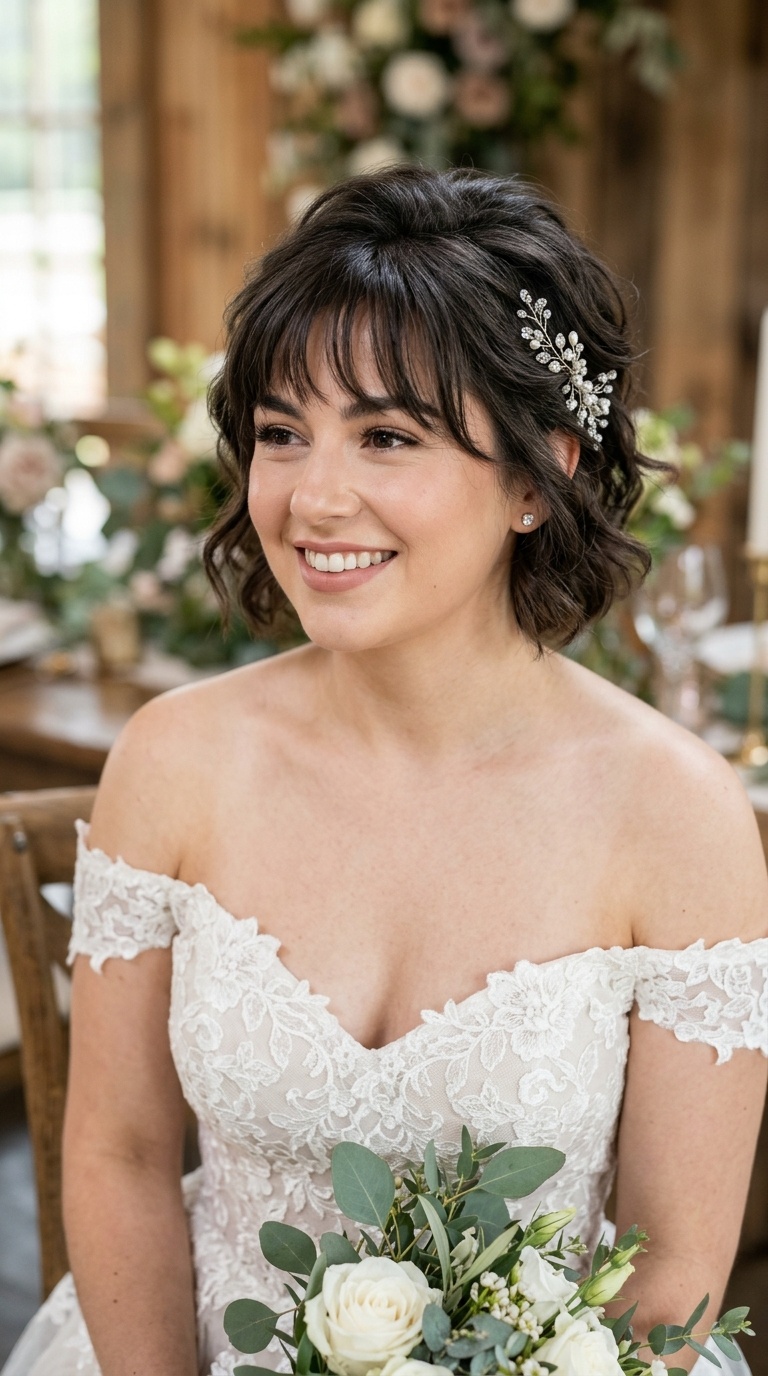 Voluminous Pixie with Wispy Bangs