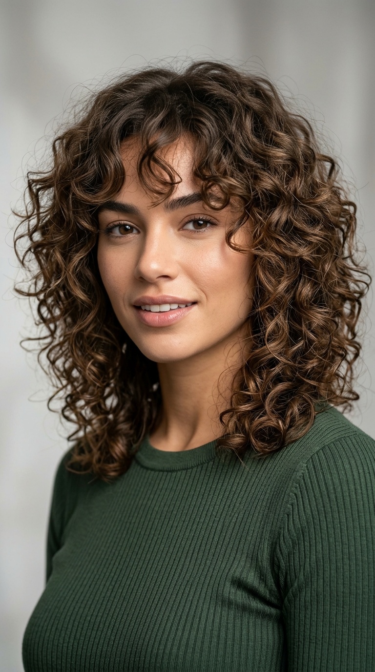 Voluminous Shag Styling