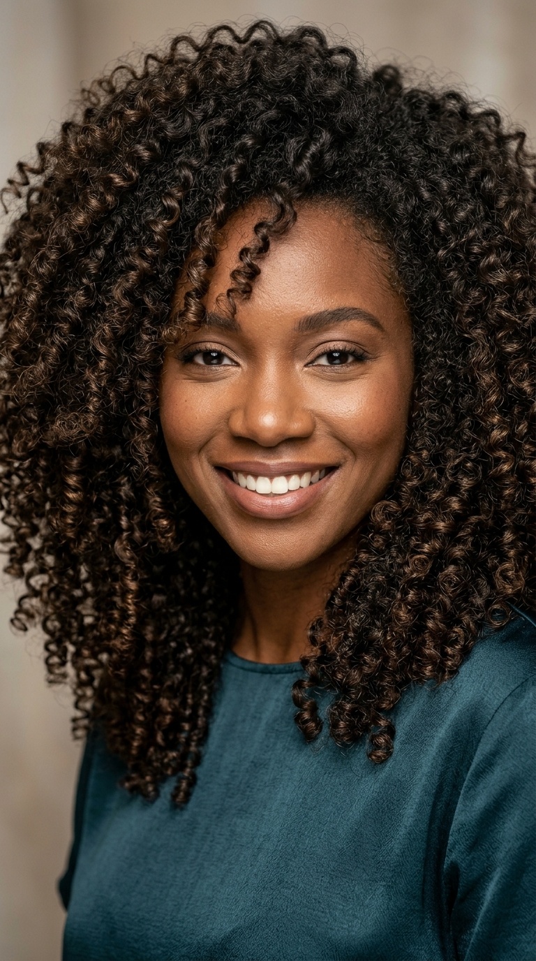 Voluminous Spiral Curls