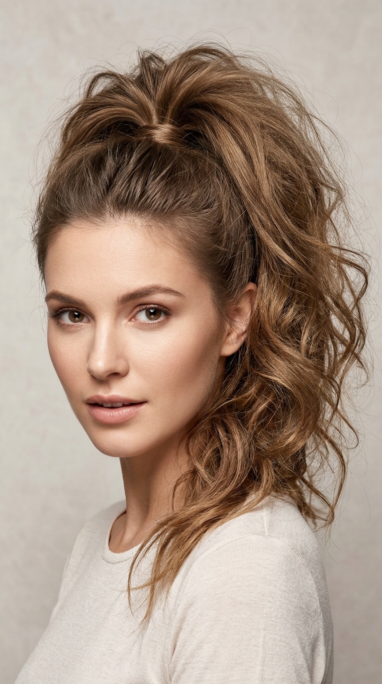 Voluminous Teased Pony