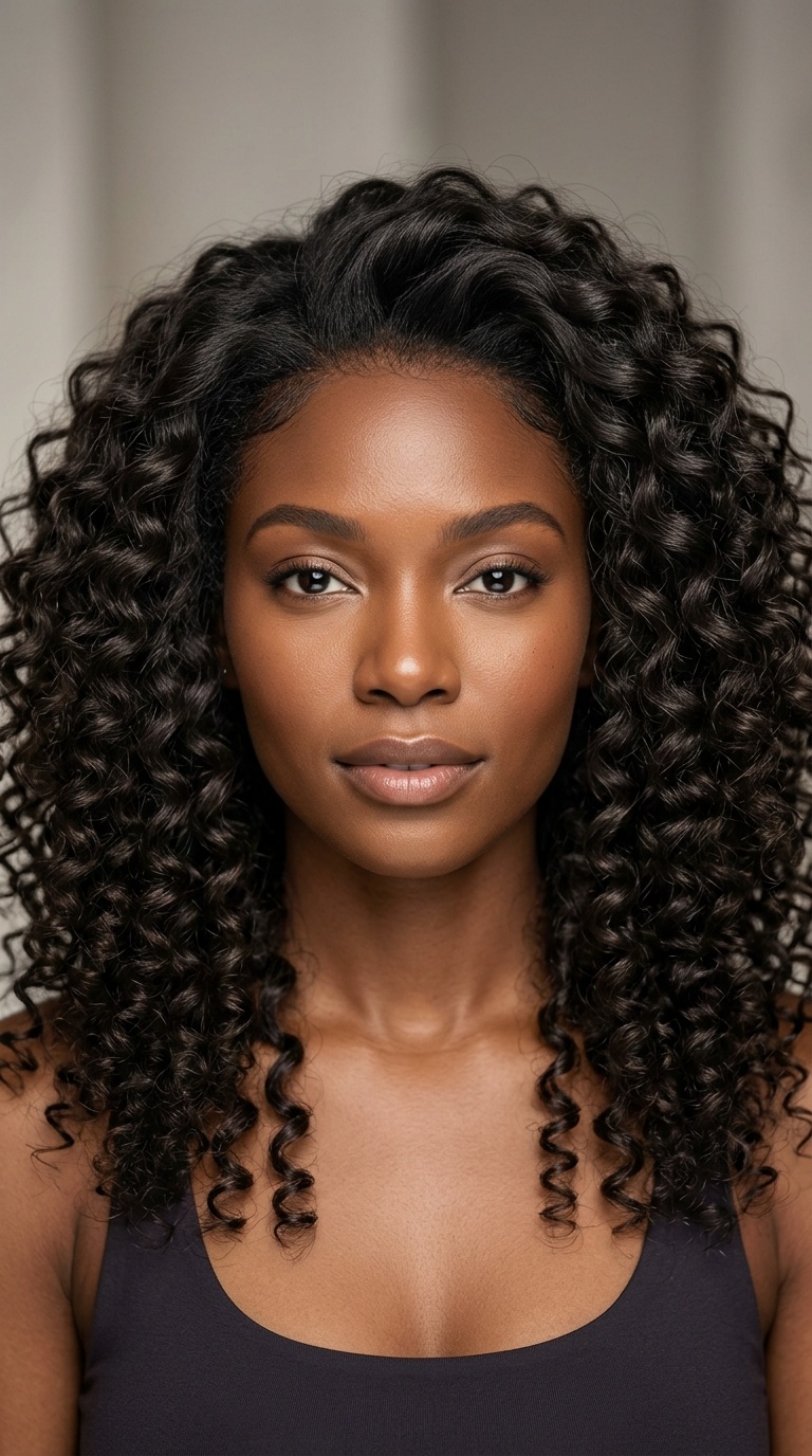 Wand Curls with Voluminous Roots