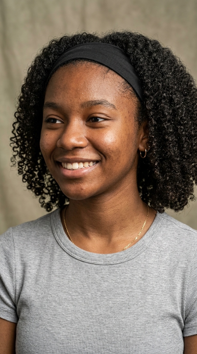 Wash-and-Go with a Headband