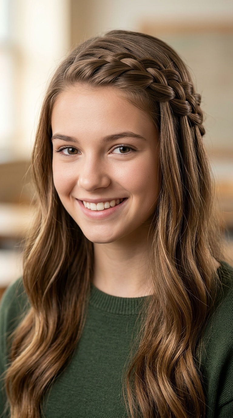 Waterfall Braid Accent
