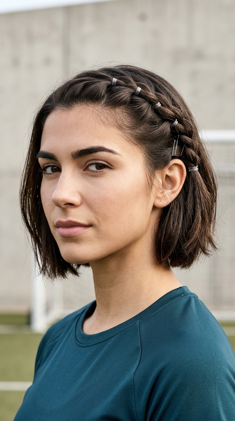 Waterfall Braid Pin-Back