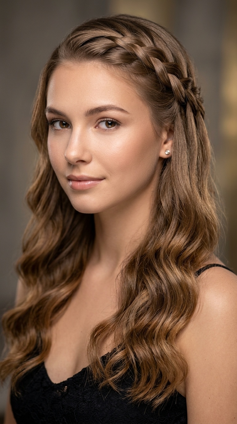 Waterfall Braid with Waves