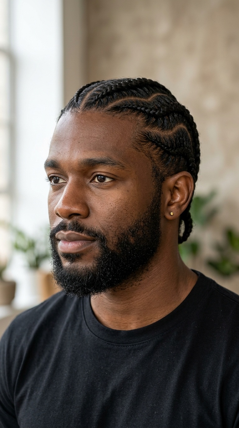 Wave Pattern Cornrows