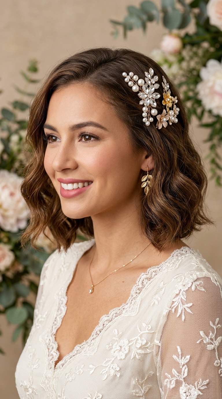 Wavy Bob with Statement Clips