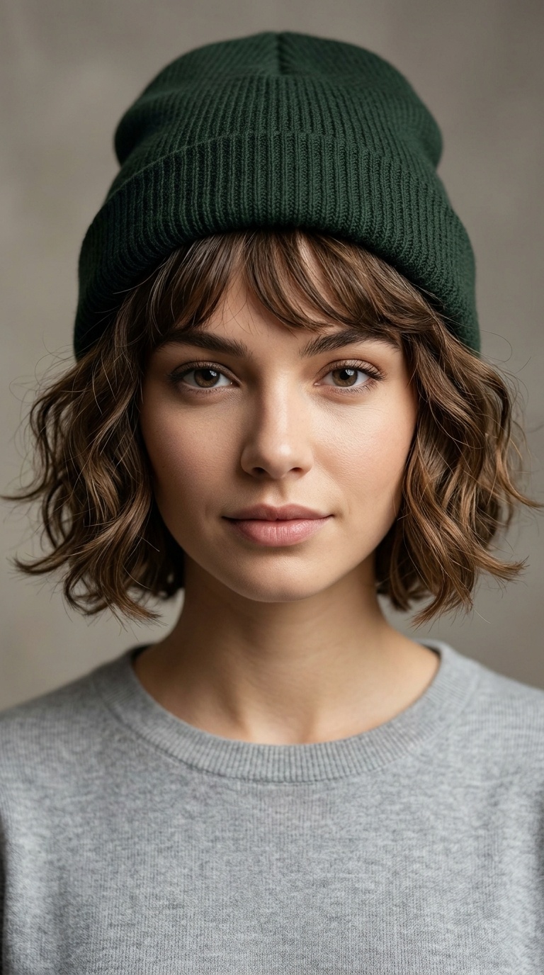 Wavy Ends and Folded Brim