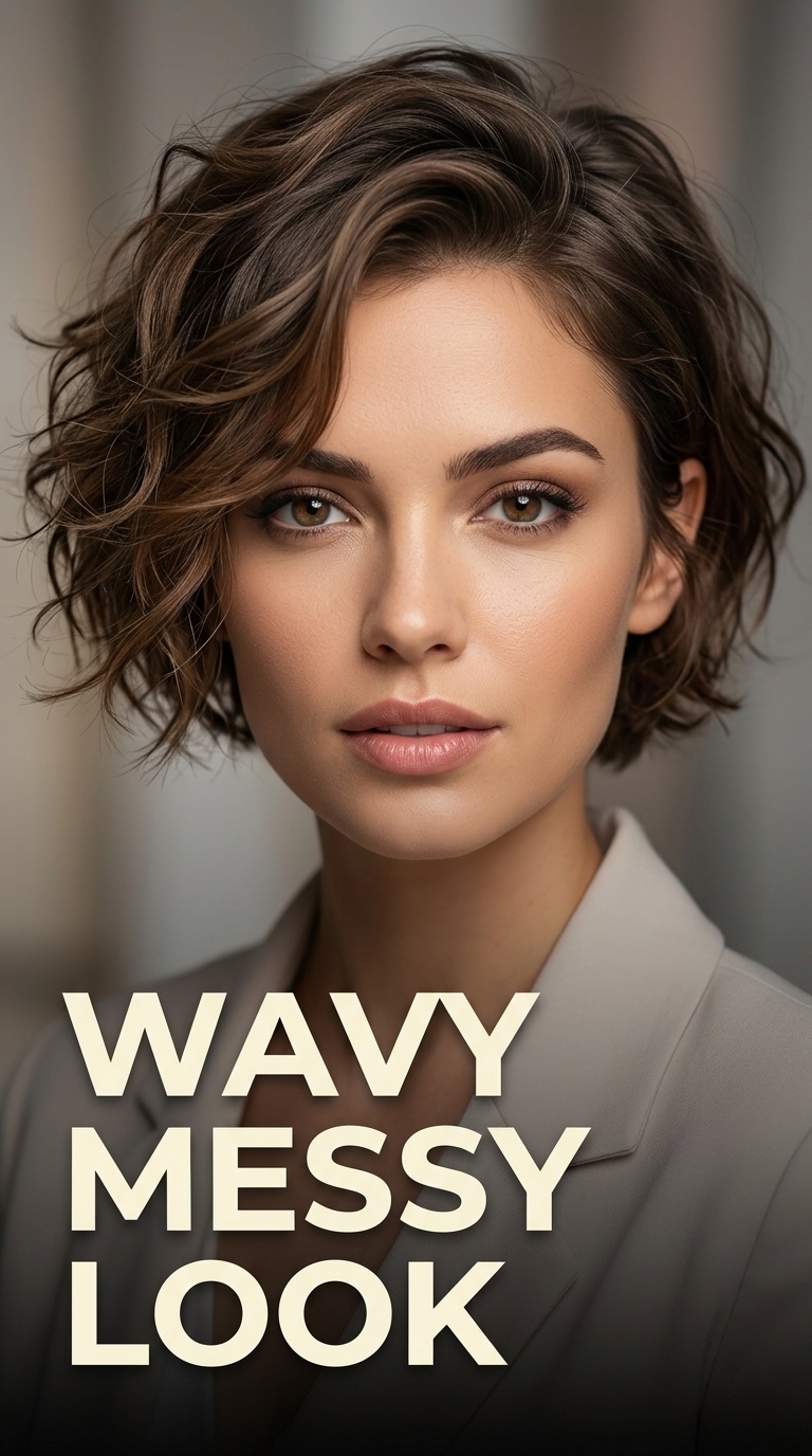 Wavy Messy Look