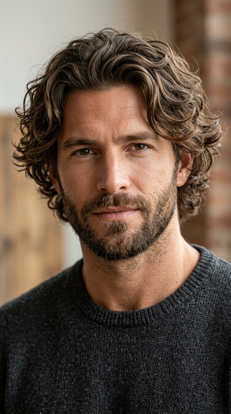 Wavy Mop Top with Internal Thinning