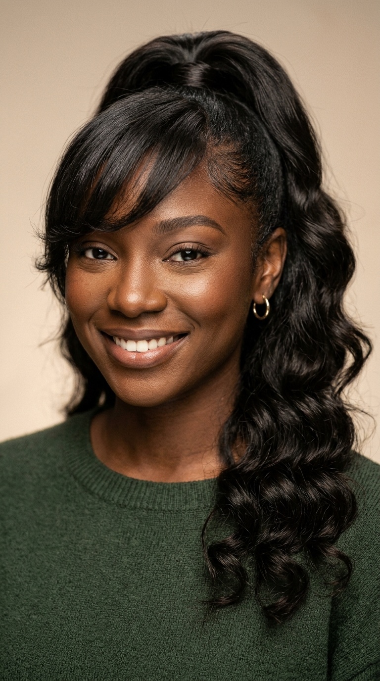 Wavy Weave with Wispy Side Fringe