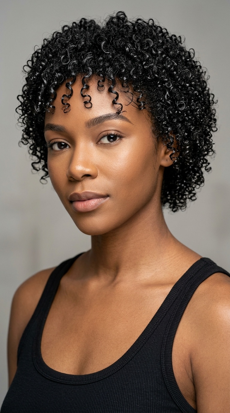 Wet-Look Curls and Coils