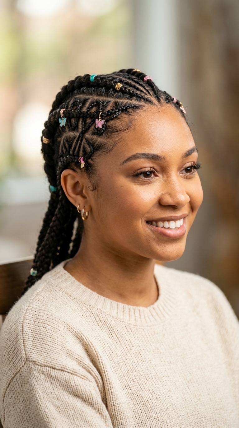 Whimsical Butterfly Braids