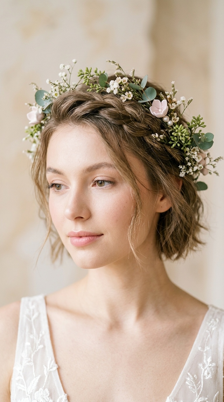 Wispy Botanical Halo