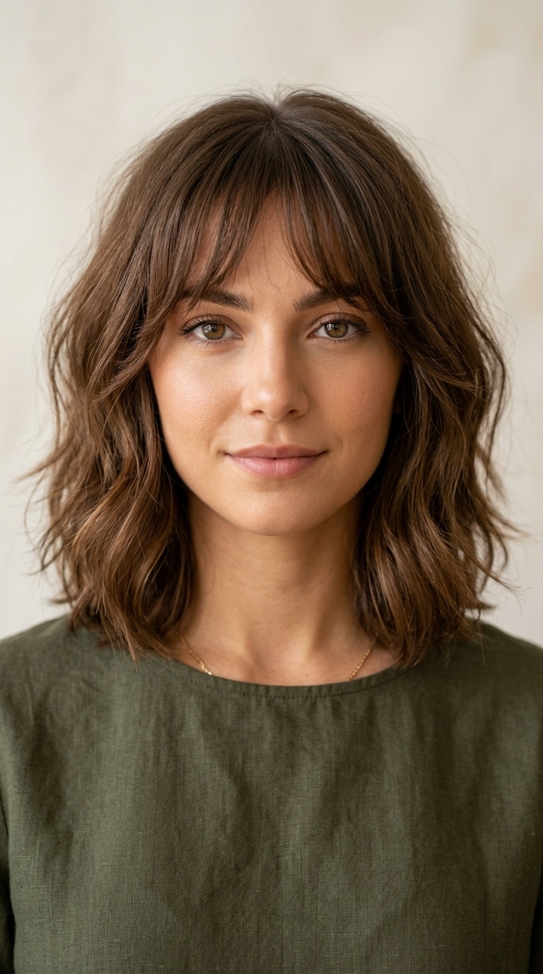 Wispy Curtain Bangs