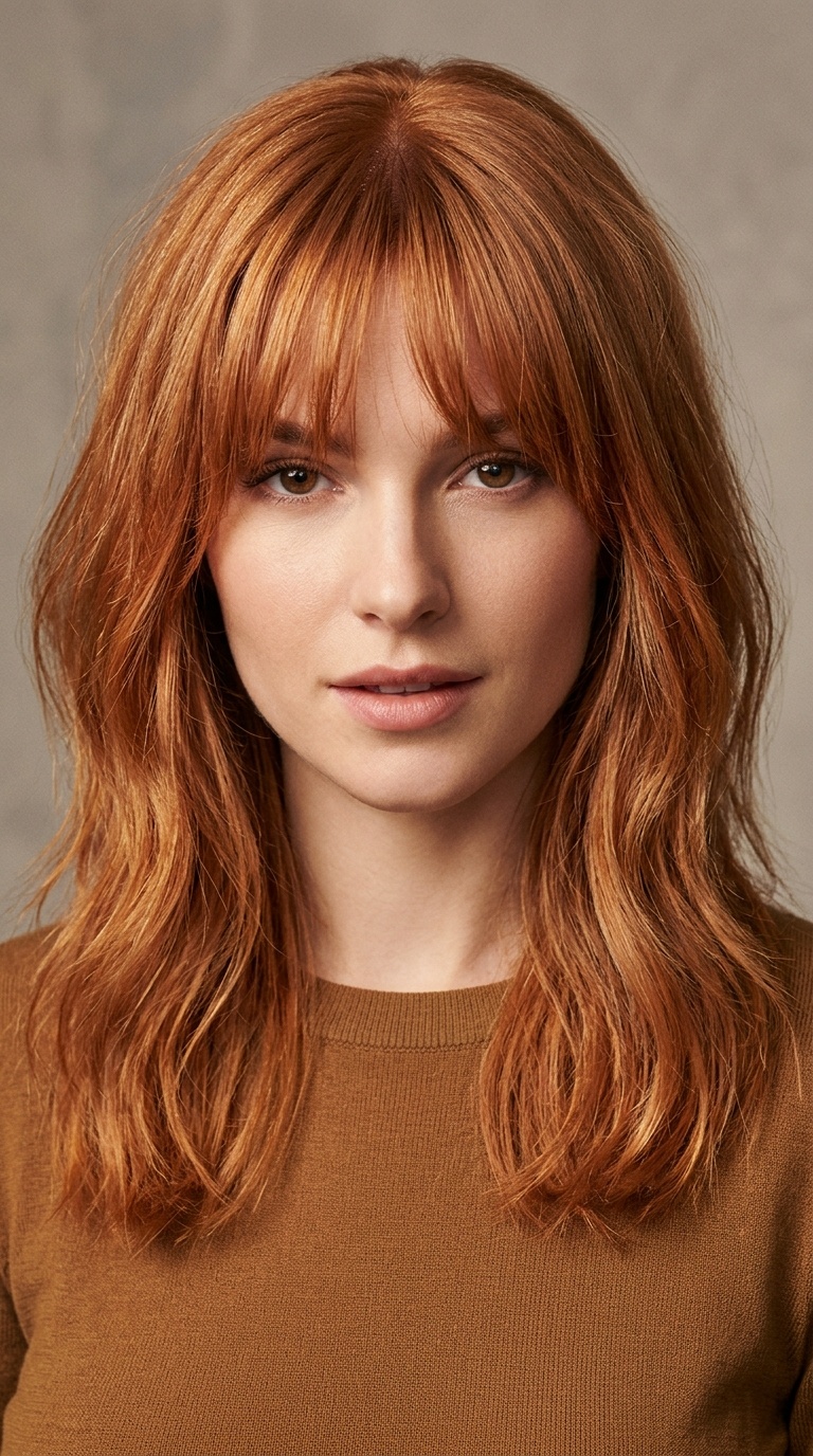 Wispy Curtain Bangs
