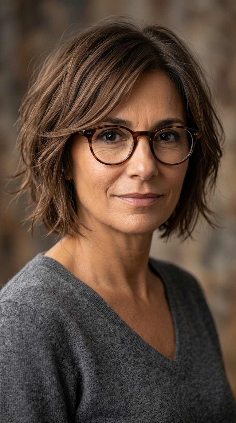 Wispy Layered Bob