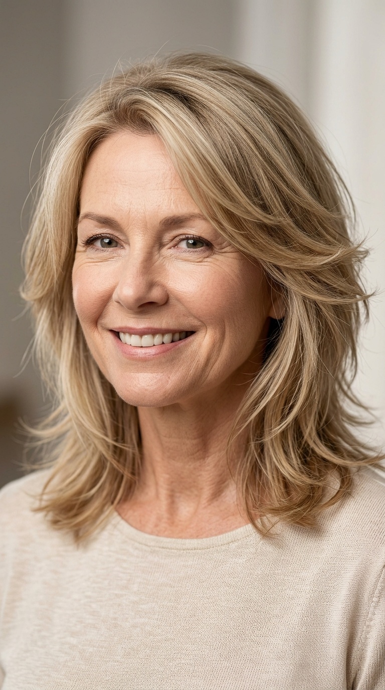 Wispy Layered Cut for Thin Hair