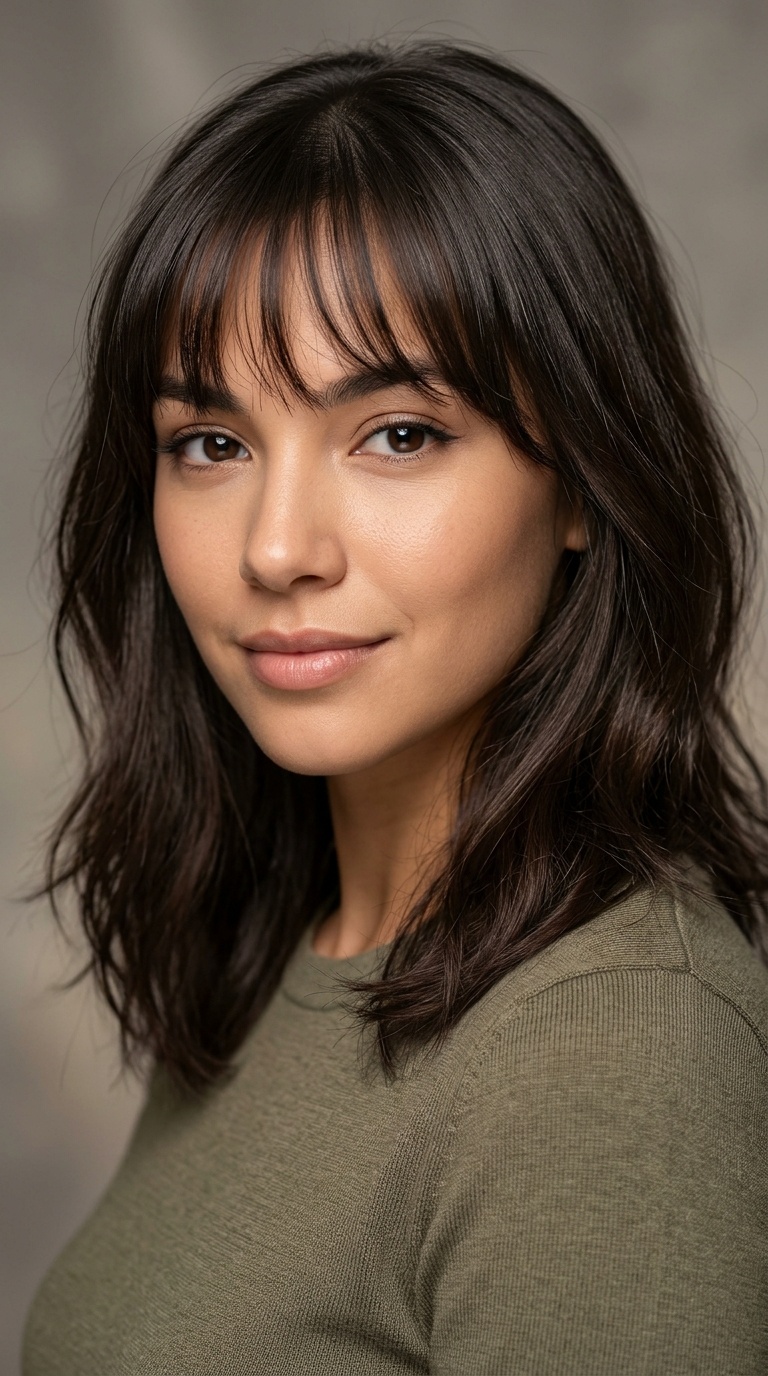 Wispy See-Through Bangs