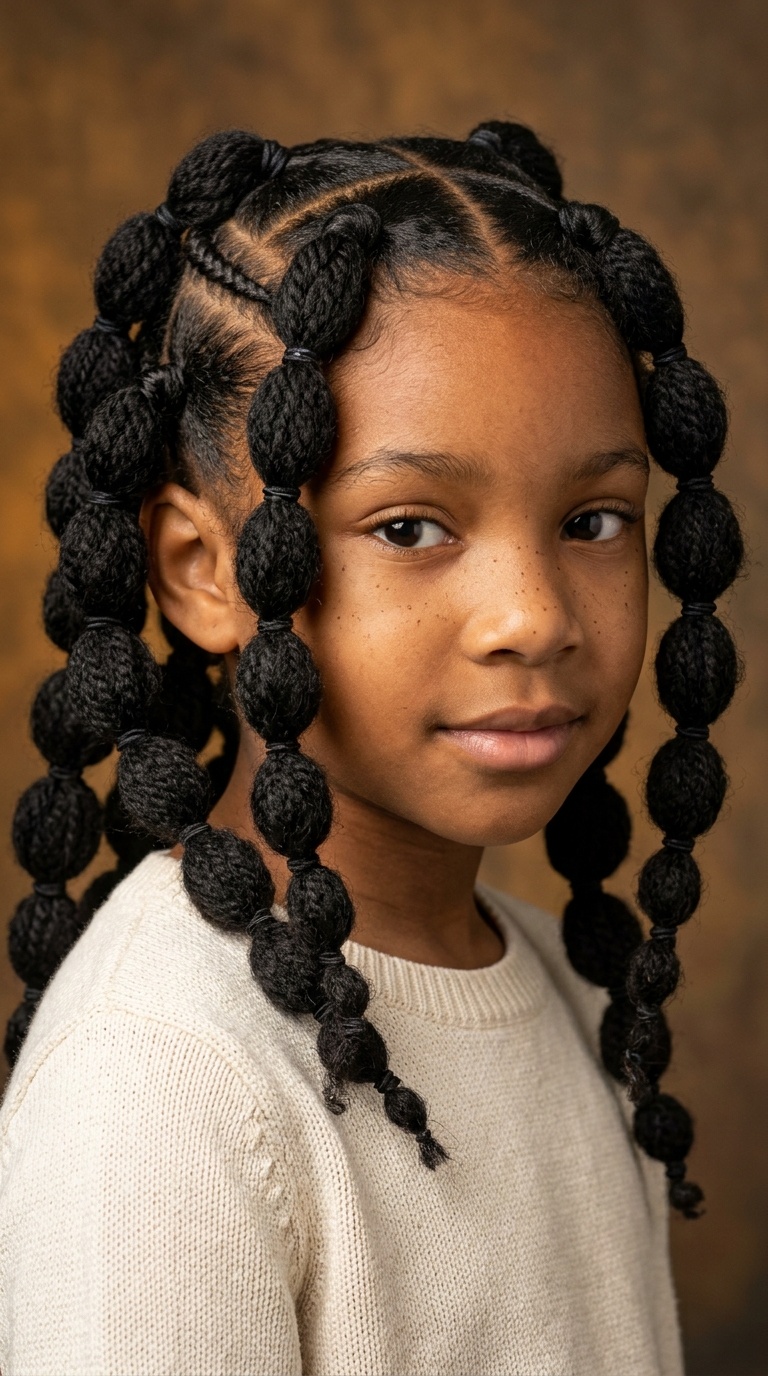 Wool-Infused Bubble Braids