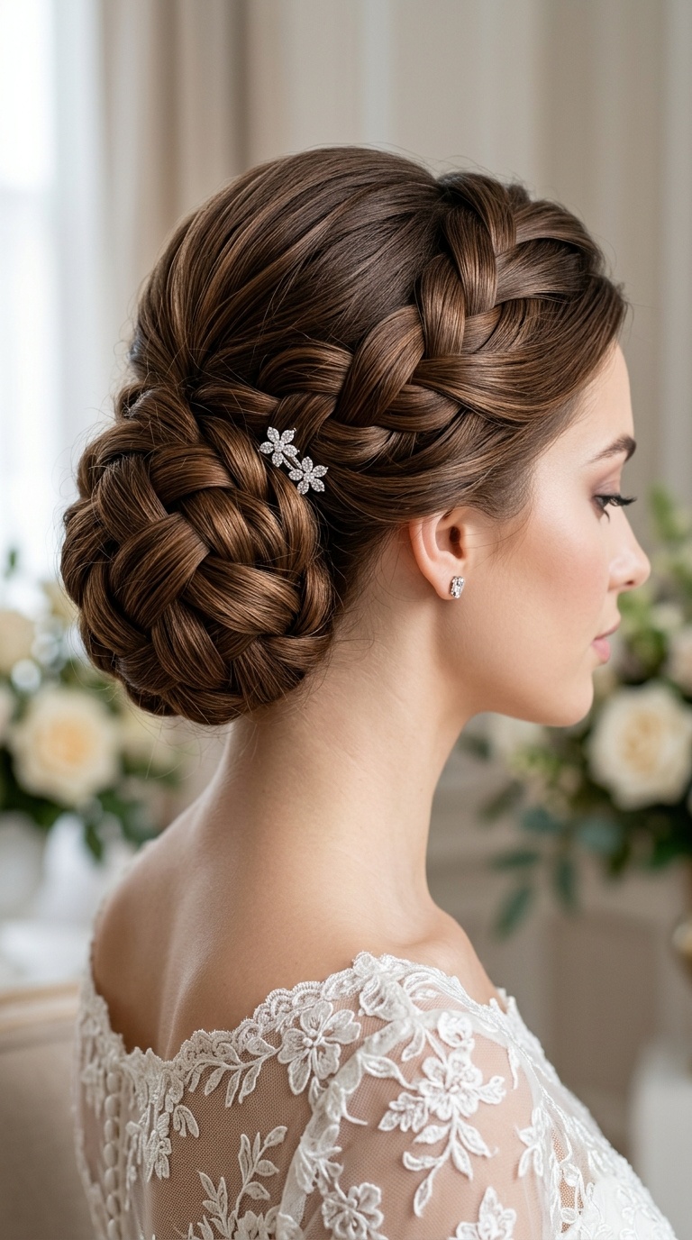 Woven Basket-Weave Updo