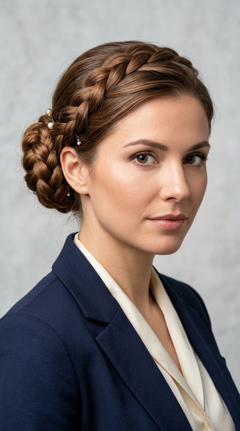 Wrap-Around Braided Bun