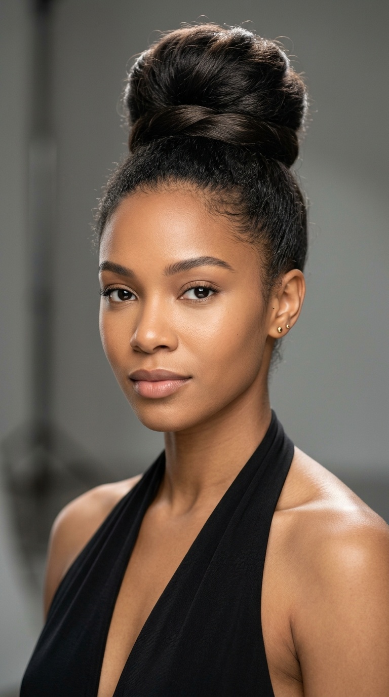 Wrapped High Bun