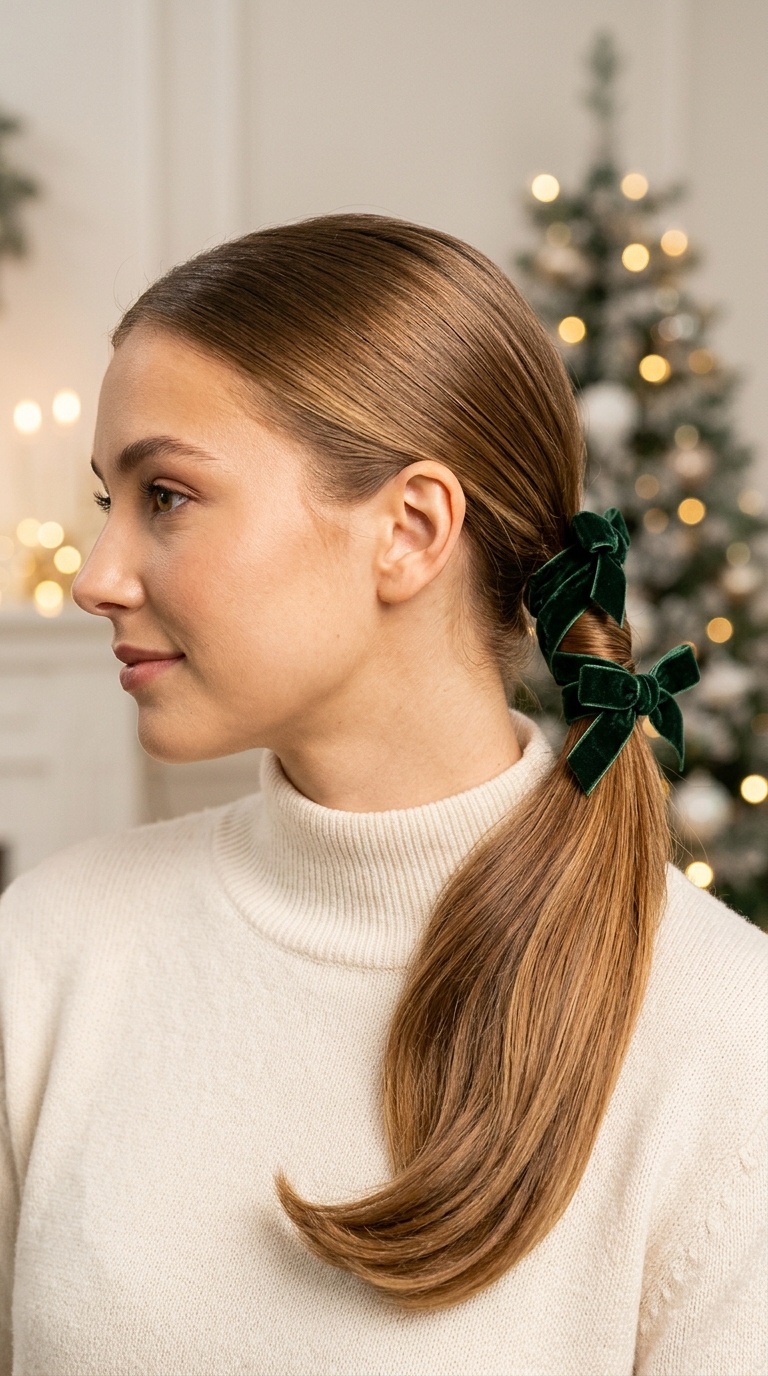 Wrapped Low Ponytail