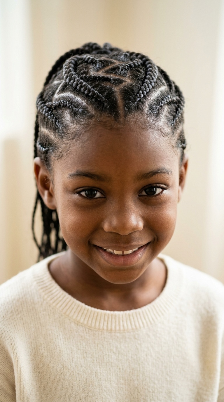 Zig-Zag Parted Braids