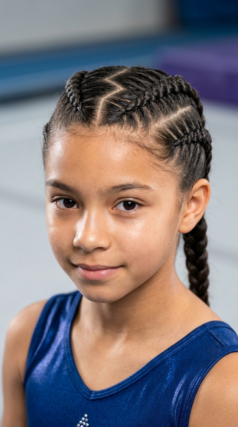 Zig-Zag Parted Braids