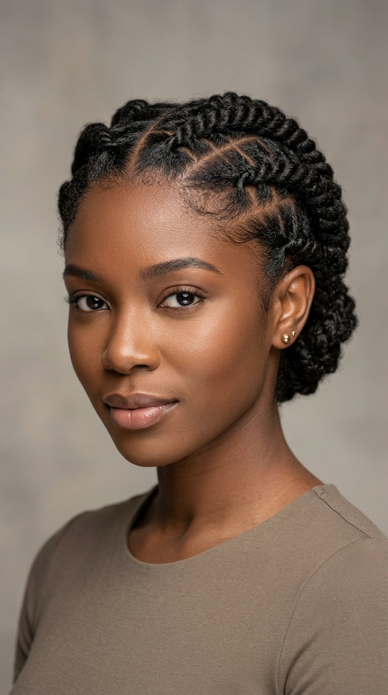 Zig-Zag Parted Flat Twists