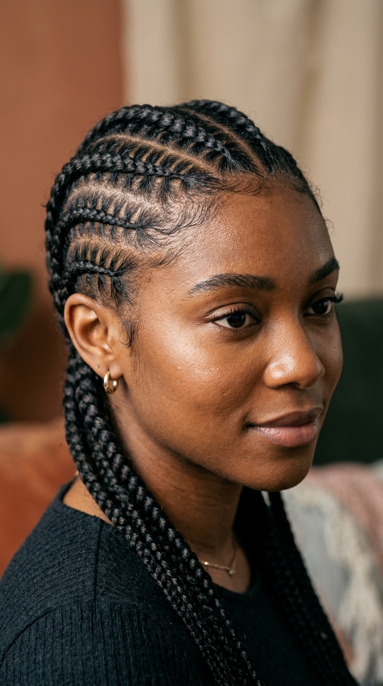 Zig-Zag Patterned Rows